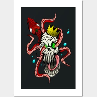 Squid King Posters and Art